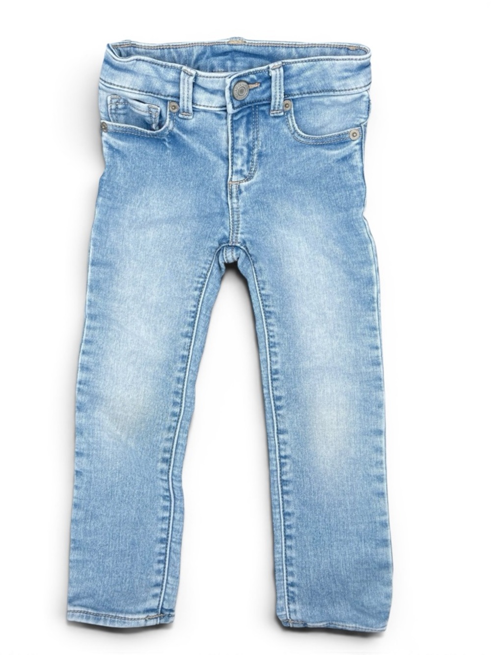 GAP Light Blue Kids Denim Jeans - Washed Slim Fit
